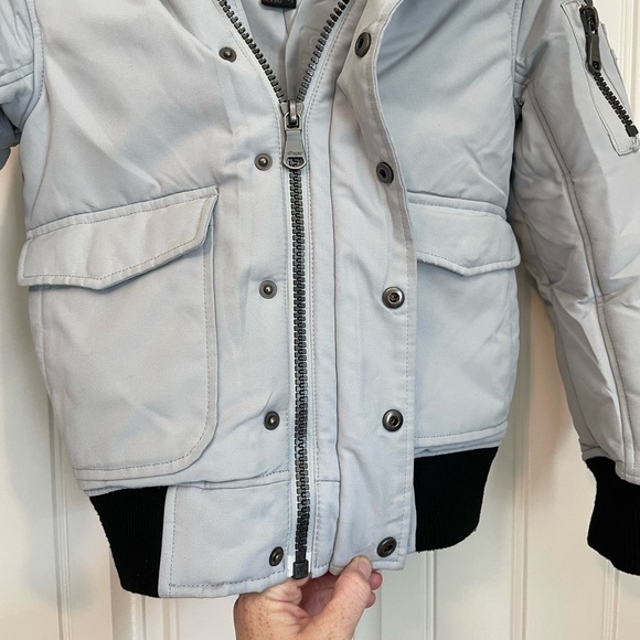 PAJAR Boy's Lucas Faux Fur Trimmed Bomber winter snow Jacket size 7/8 - Picture 10 of 11